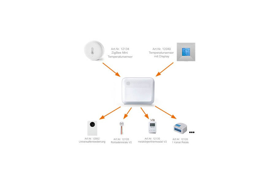 LUPUS - Temperatursensor mit Display V2